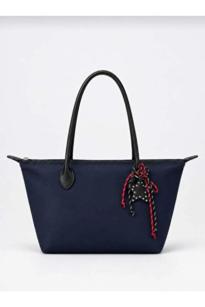 Askora Tare Women's Daily Shopper Bag with Zipper and Charm Detail