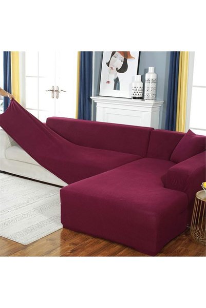 GENERAL L Shape Stretch Spandex Sofa Cover (SFT-4,3 Seater)