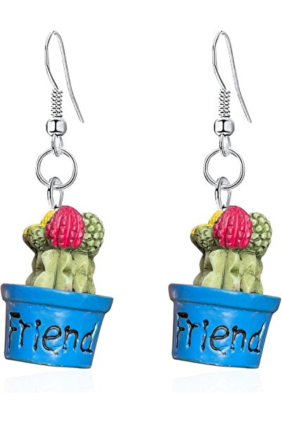 GENERAL 3D Simulation Handmade Lightweight Funny Green Plant Cactus Dangle Dr...