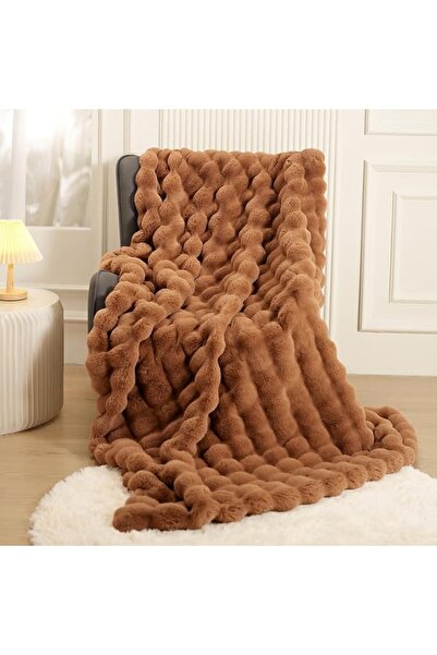 GENERAL macinso Super Comfort Oversized Warm Thick Bubble Double Sided Plush ...