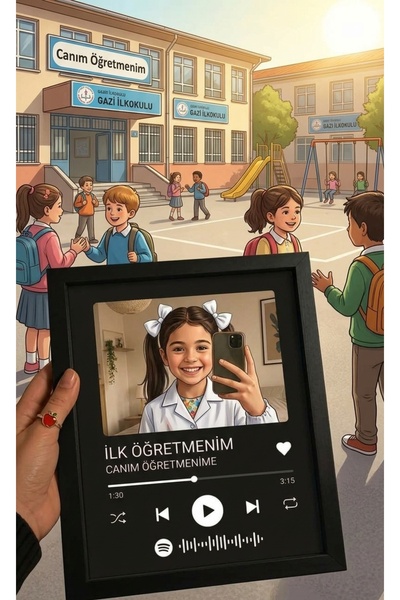 Neva Hediyelik Promosyon Öğretmenler Günü’ne Özel | “İLK ÖĞRETMENİM” Aynalı T...