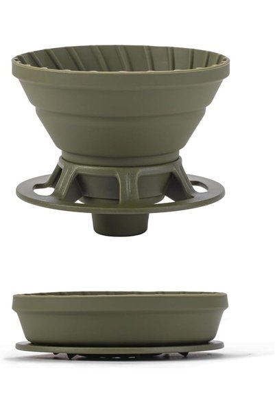 GENERAL NALACAL Collapsible Coffee Dripper, Silicone Reusable Pour Over Coffe...