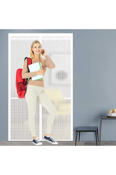 KASTWAVE Insulated Door Curtain, Transparent Insulated Door Curtain, Magnetic...