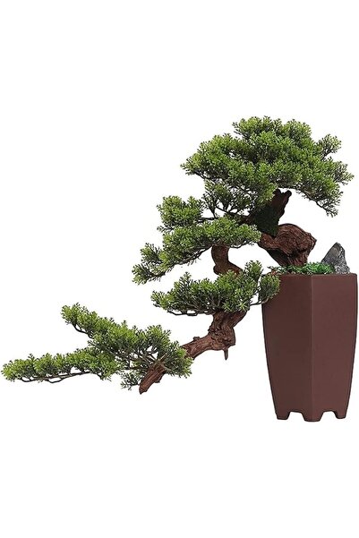 GENERAL نباتات اصطناعية في أصص، شجرة بونساي اصطناعية، بونساي محاكي من خشب الق...