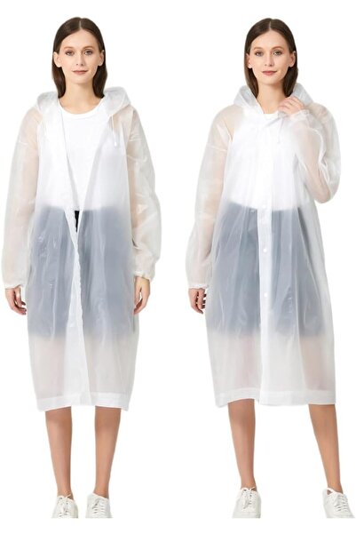 KOWVOWZ 7PCS Rain Ponchos, Waterproof EVA Raincoats with Hood and Drawstring ...