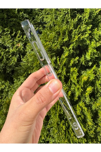 Deppo Trend Samsung Galaxy S26 Fe Uyumlu Kılıf İnce Sert Sararmaz Magsafe Kamera Kenarı Korumalı Dayanıklı Transparan Koruyucu Kapak