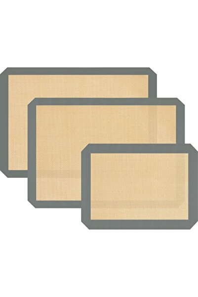 GENERAL بساط سيليكون للخبز، بساط سيليكون غير لاصق وقابل لإعادة الاستخدام للخب...