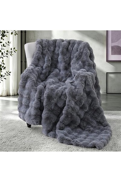 GENERAL macinso Super Comfort Oversized Warm Thick Bubble Double Sided Plush ...
