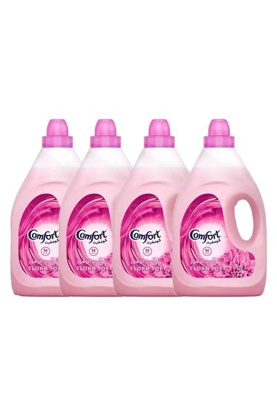 Comfort Flora Soft Fabric Softener 4 x 4 L