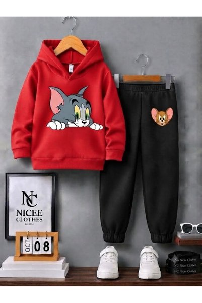 Leto Lykia Children's Tracksuit Set (Tom Winter Print from the Sweatshirt)