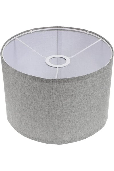 XBAILAZ Cylinder Drum Lampshade Natural Linen Lamp Shades Fabric Lampshades H...