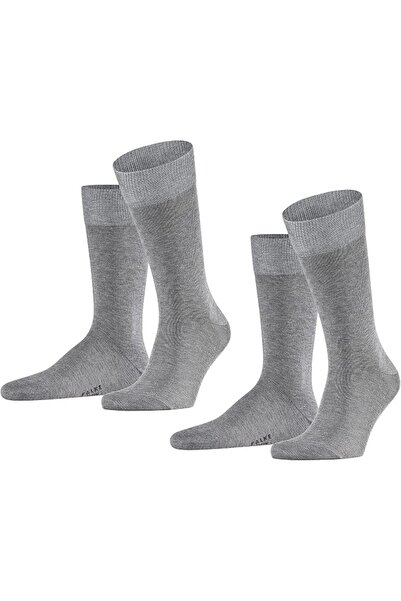FALKE Men Happy Crew Cut M 2 Pairs Socks (pack of 2)