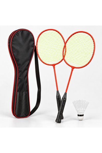Generic Brand Badminton Set with 2 Rackets, Shuttlecock and Carrying Bag