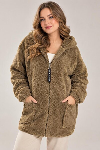 Orly More Peluş Teddy Fermuarlı Ceket