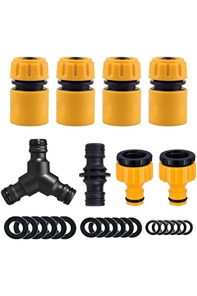 JOYZZZ Garden Hose Quick Connectors, Garden Hose Connector Set, Set of 8 Hose...
