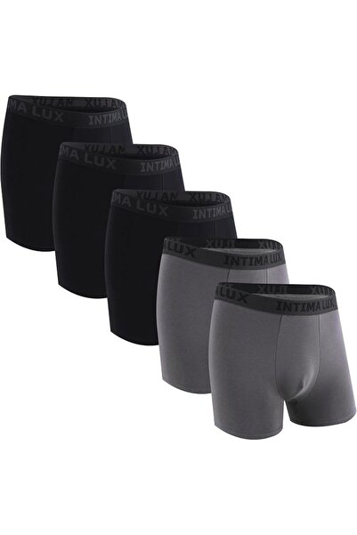 GENERAL Mens Underwear Cotton Stretch Boxer Briefs Breathable Moisture Wickin...