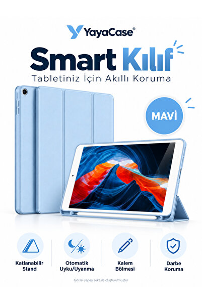 MatePad 12X ile Uyumlu Smart Katlanabilir Standlı Tablet Kılıfı
