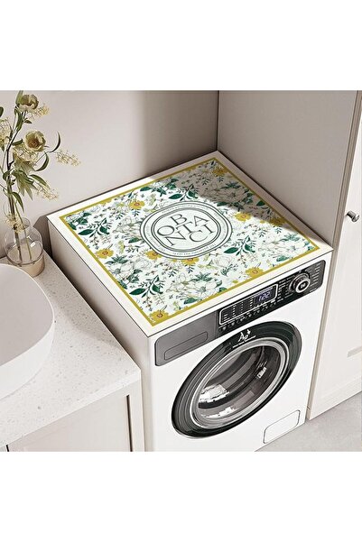 TERRIFI Floral Print Washing Machine Mat for Top-Loading Washer and Dryer - N...