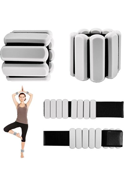 GENERAL Adjustable Wrist Weights 1lbs Each, Secure Fit Ankle Weights for Wome...
