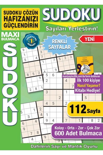 Maxi Yayıncılık Maxi Sudoku Bulmaca 2026/02
