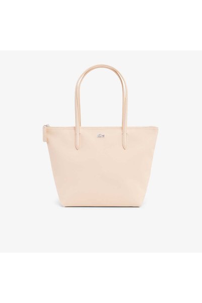 Lacoste Small L.12.12 Women's Beige Shoulder Bag