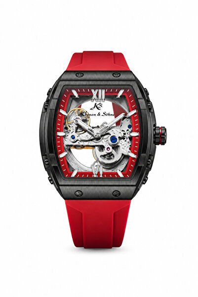 Kronen & Söhne Kronen&Söhne Regent Tonneau Crimson Crown Otomatik Skeleton Er...