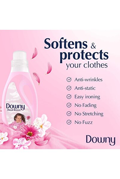 downy Regular Fabric Softener Floral Breeze, 3 x 3L