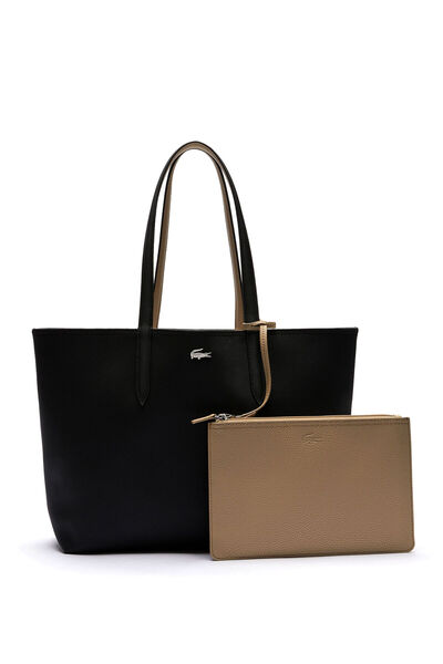 Lacoste Anna Double Sided Black Women's Shoulder Bag