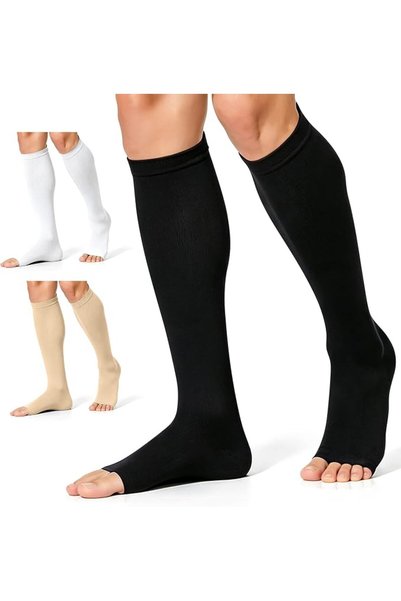 CHARMKING Compression Socks (3 Pairs), 15-20 mmhg is BEST Athletic & Medical ...