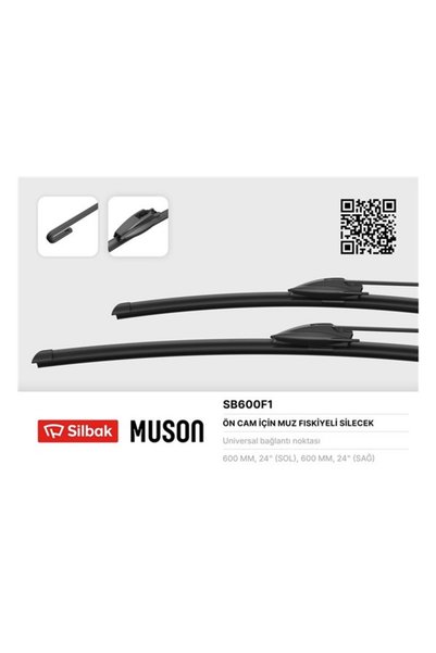 Silbak SILECEK SUPURGESI 600mm (MUZ TIP FISKIYELI) MASCOTT MASTER