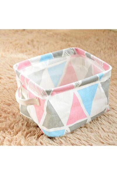 Generic DIY Desktop Storage Basket Sundries Underwear Toy Storage Box Cosmetic Book OrganizerStationery Container Laundry Basket