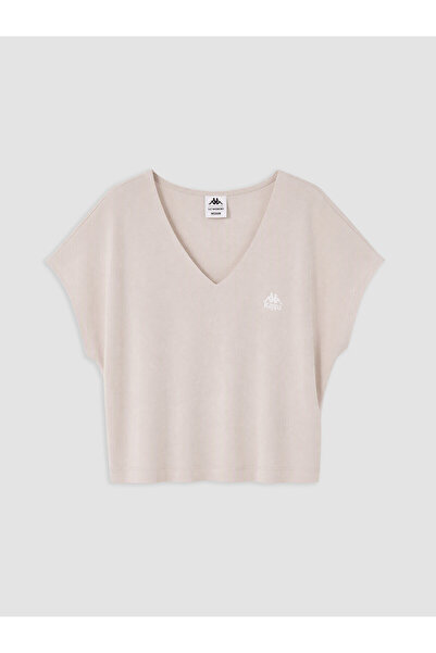 LC Waikiki Alita City Kappa Beige Combed Cotton Plain Comfortable & Relax Wom...