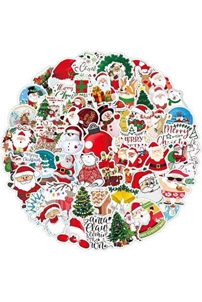 GENERAL 100 PCS Christmas Stickers Marry Christmas Decorations Decals for Kid...