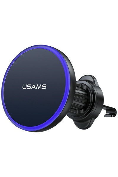 Usams Suport magnetic pentru grila de ventilație, negru