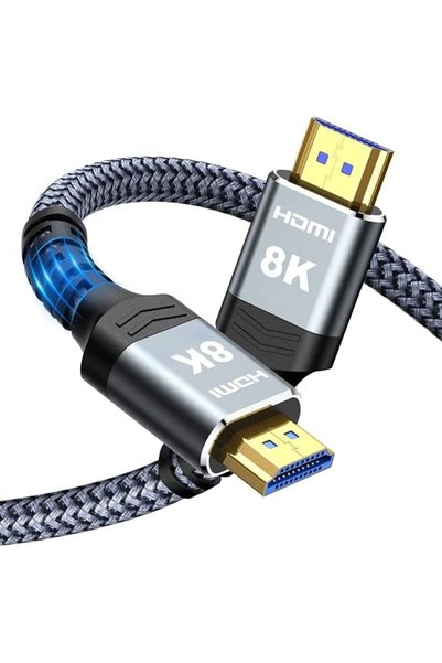 GENERAL Highwings 8K@60 HDMI Cable 10FT/3M, 48Gbps 2.1 High Speed HDMI Braide...