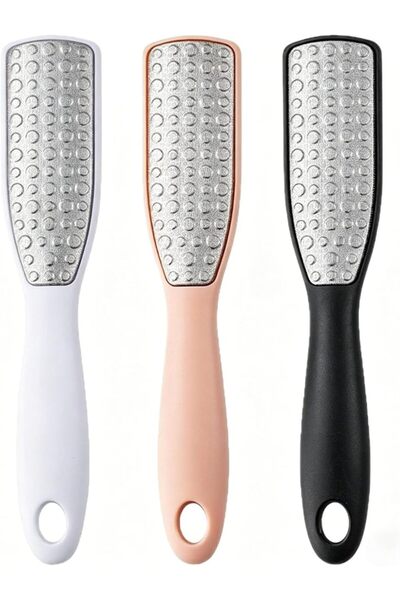 Yelajoy 3PCS Foot Rasp, Stainless Steel Double Sided Foot File Foot Horny Rem...