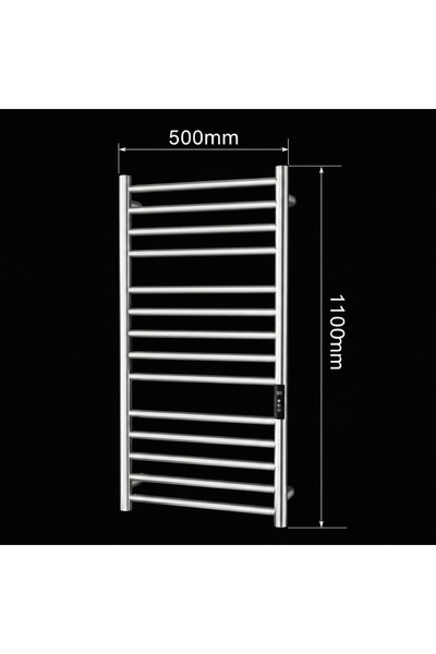 Alista Home Radiator electric pentru prosoape, 240W, Metal, Argintiu