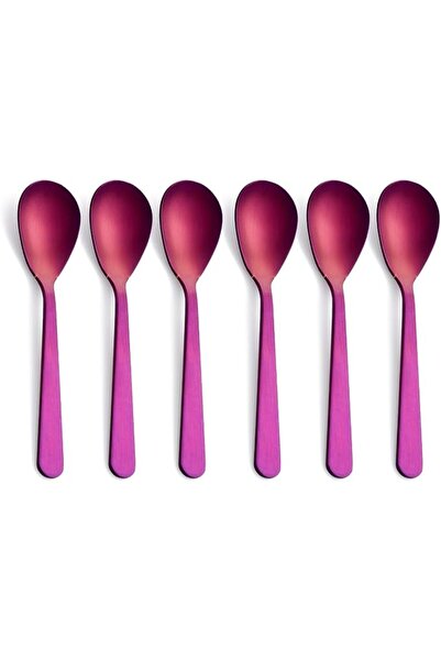 GENERAL Matte Rainbow Demitasse Espresso Spoons, Stainless Steel Satin Finish...