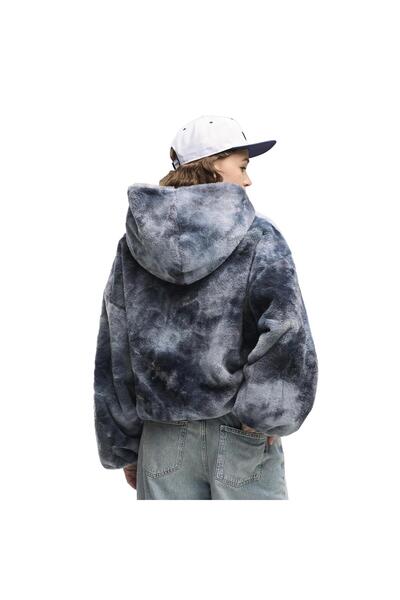 Puma 637142-35 Highloft Fleece Jacket W Kadın Ceket Mavi