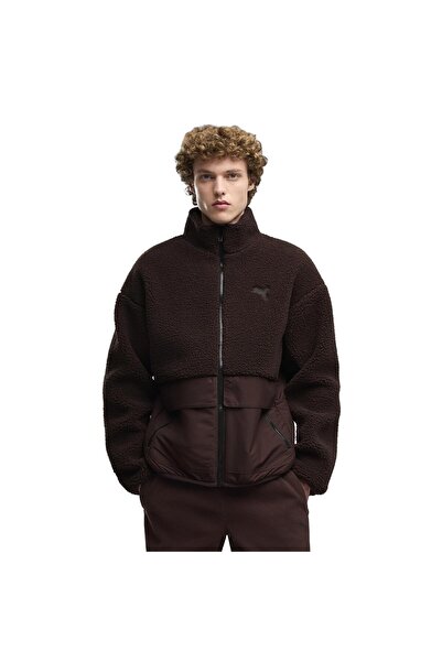 Puma 694562-33 Hybrid Sherpa Jacket m Men's Jacket Brown