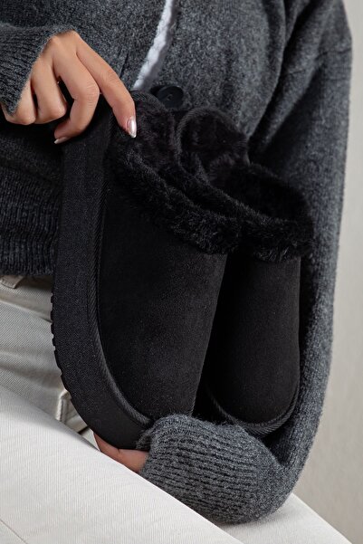 MERETTO By Akıl Luna Women's Furry Warm Soft Slippers