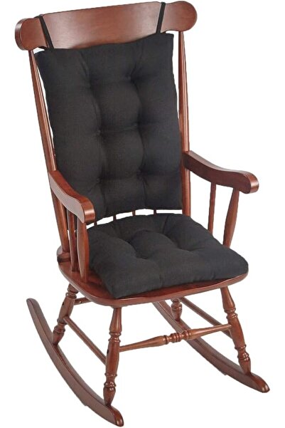 Klear Vu The Gripper Non-Slip Omega Jumbo Rocking Chair Cushions, Flame