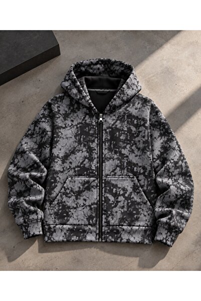 Risil-Nu Company Νέα σεζόν Unisex μπουφάν με σχέδιο μπατίκ, εποχιακό, με τσέπ...
