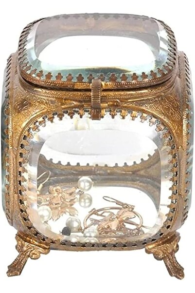 Generic Jewelry Case Jewelry Box Jewelry Display Storage Jewelry Box Clear Gl...