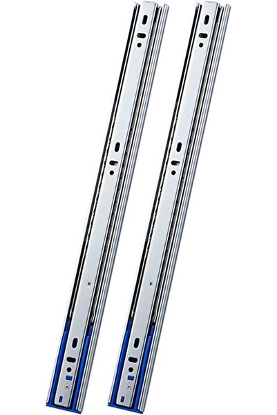 Luqeeg Drawer Slides, Full Extension Drawer Slides Rail Soft Close Cabinet Gl...