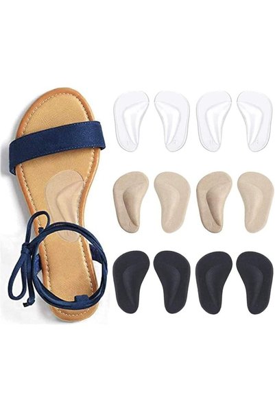 Aputue Arch Support Cushions, 6 Pairs Ergonomic Arch Support Inserts, Reusabl...