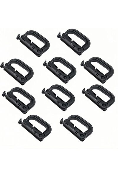 GENERAL Tactical D-Ring Carabiner for Hiking/Military/EDC - Lightweight Plast...
