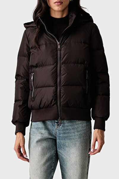 Armani Exchange Kapitoneli Regular Fit Kapüşonlu Yaka Mont Kadın MONT XW00022...