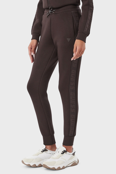 Guess Allie Yan Şerit Detaylı Lastikli Bel Lastikli Paça Pantolon V2YB18K7UW2...