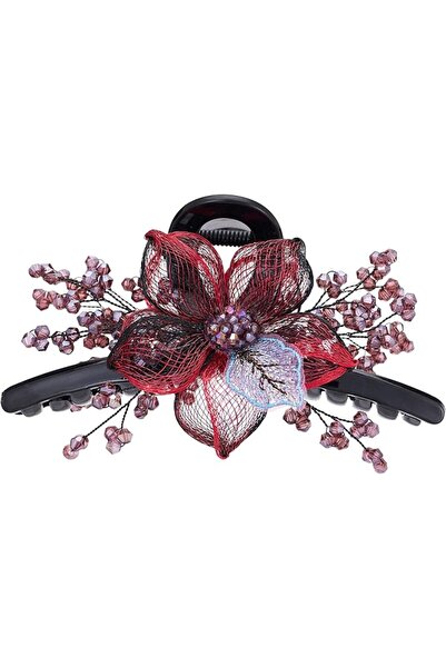 Sinide Rhinestones Hair Claw Clips, Large Copper Wire Butterfly Clip Barrette...